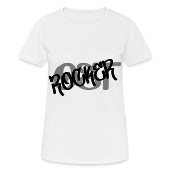 OST ROCKER Style Shirt DDR - Frauen T-Shirt atmungsaktiv - Weiß - Vorne - AI Model Female 172 dark (172cm)