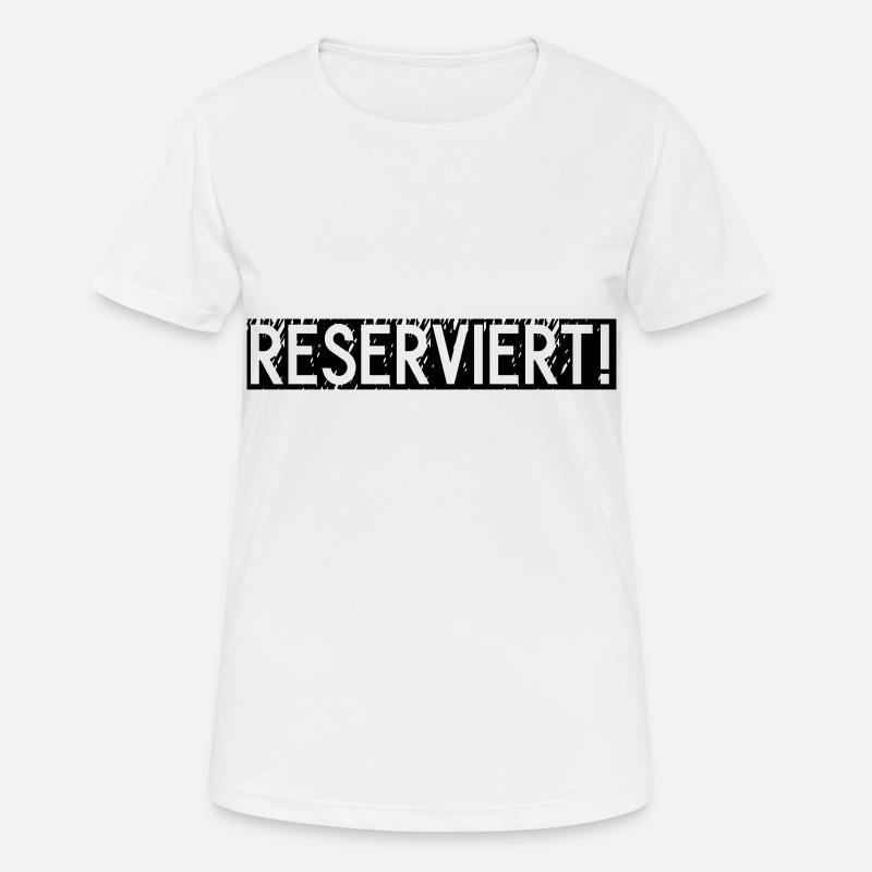 Reserved - Women's Breathable T-Shirt - white