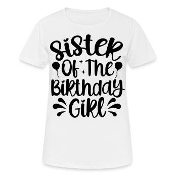 Birthday Queen 4 Happy Birthday - Frauen T-Shirt atmungsaktiv - Weiß - Vorne - AI Model Female 172 dark (172cm)
