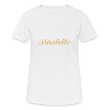 mirabelle plum - Women's Breathable T-Shirt - white - Front - AI Model Female 172 dark (172cm)