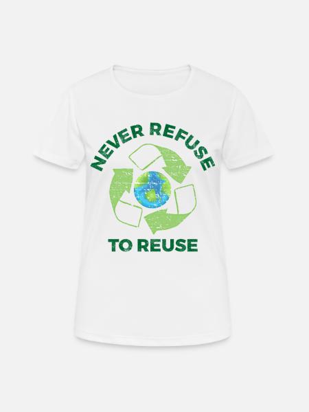Recycling Environment Nature Conservation Earth - Women's Breathable T-Shirt - white