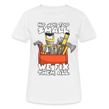 craftsman - Women's Breathable T-Shirt - white - Front - AI Model Female 172 dark (172cm)