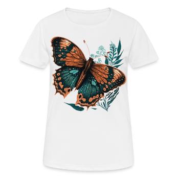 Butterfly Dreams - Women's Breathable T-Shirt - white - Front - AI Model Female 172 dark (172cm)