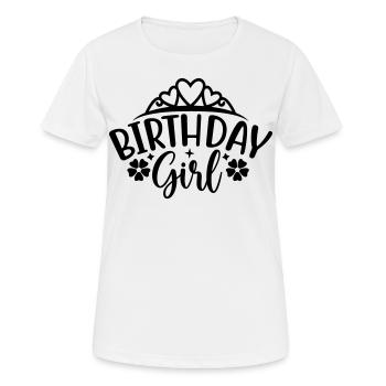 Birthday Queen 8 Happy Birthday - Women's Breathable T-Shirt - white - Front - AI Model Female 172 dark (172cm)