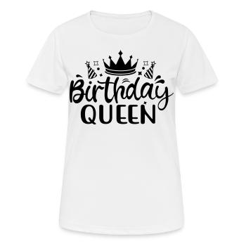 Birthday Queen 1 Happy Birthday - Women's Breathable T-Shirt - white - Front - AI Model Female 172 dark (172cm)