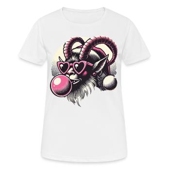 Krampus Weihnachten Sigma Male Cool - Frauen T-Shirt atmungsaktiv - Weiß - Vorne - AI Model Female 172 dark (172cm)