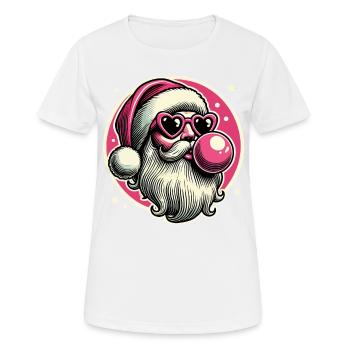 Cooler Sigma Santa Weihnachtsstil - Frauen T-Shirt atmungsaktiv - Weiß - Vorne - AI Model Female 172 dark (172cm)