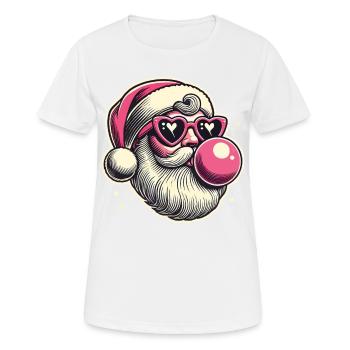 Coole Sigma Santa Weihnachtsfreude - Frauen T-Shirt atmungsaktiv - Weiß - Vorne - AI Model Female 172 dark (172cm)