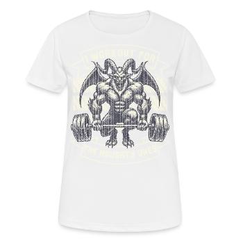 Krampus Trainiert Für Die Unartigen - Frauen T-Shirt atmungsaktiv - Weiß - Vorne - AI Model Female 172 dark (172cm)