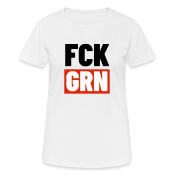 Politics Green Demo freedom of expression - Women's Breathable T-Shirt - white - Front - AI Model Female 172 dark (172cm)