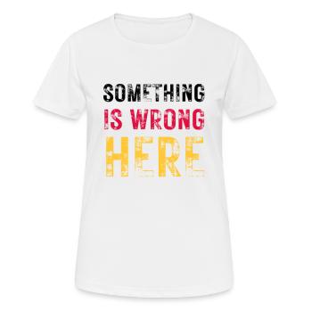 Politik Grundrechte grundgesetz freiheit zensur - Frauen T-Shirt atmungsaktiv - Weiß - Vorne - AI Model Female 172 dark (172cm)