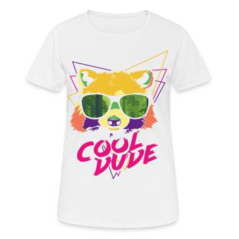 Cool Dude - Cool Guy - Women's Breathable T-Shirt - white - Front - AI Model Female 172 dark (172cm)