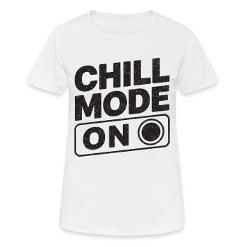 Chill Mode On Relax Relax - Women's Breathable T-Shirt - white - Front - AI Model Female 172 dark (172cm)