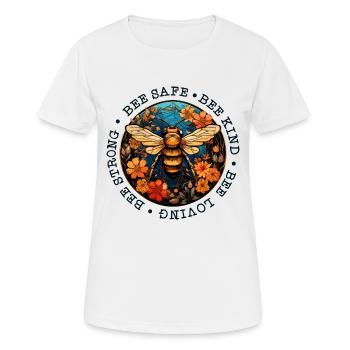 Bienen Art Imker Bienenflüsterer Spruch Sprüche - Frauen T-Shirt atmungsaktiv - Weiß - Vorne - AI Model Female 172 dark (172cm)