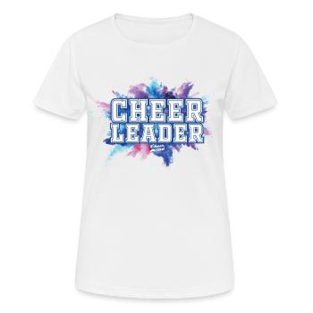 CheerLeader explosion - Women's Breathable T-Shirt - white - Front - AI Model Female 172 dark (172cm)