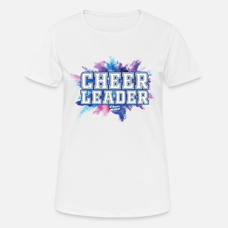 CheerLeader explosion - Women's Breathable T-Shirt - white