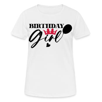 Birthday Queen 13 Happy Birthday - Women's Breathable T-Shirt - white - Front - AI Model Female 172 dark (172cm)