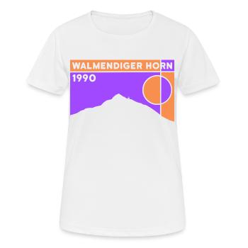 Berg Walmendinger Horn Vorarlberg Wandern Andenken - Frauen T-Shirt atmungsaktiv - Weiß - Vorne - AI Model Female 172 dark (172cm)
