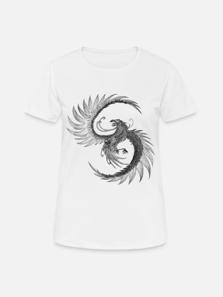 Phoenix de ses cendres - T-shirt respirant Femme - blanc