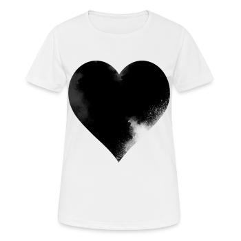 Card game - the heart - Women's Breathable T-Shirt - white - Front - AI Model Female 172 dark (172cm)