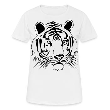 Tiger - Women's Breathable T-Shirt - white - Front - AI Model Female 172 dark (172cm)