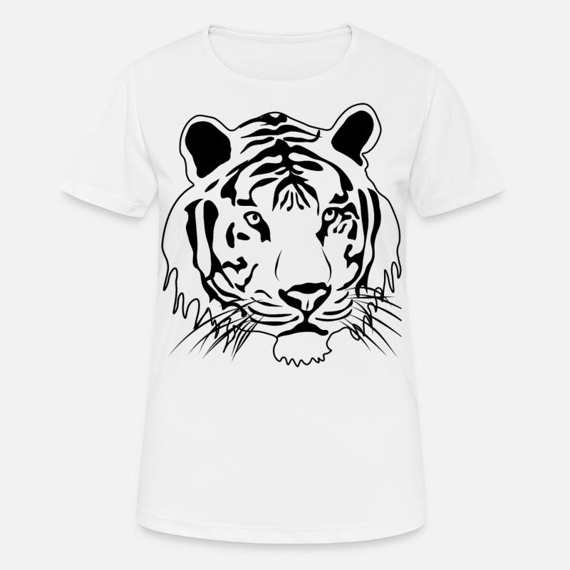 Tiger - Women's Breathable T-Shirt - white