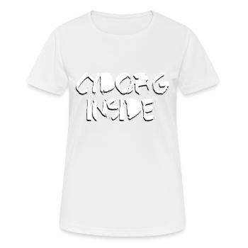 Cyborg White - Women's Breathable T-Shirt - white - Front - AI Model Female 172 dark (172cm)