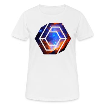 Espace - T-shirt respirant Femme - blanc - Devant - AI Model Female 172 dark (172cm)