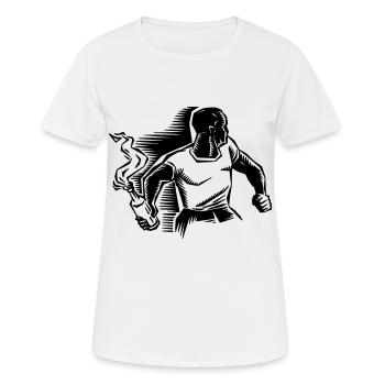 Molotov Cocktail - Frauen T-Shirt atmungsaktiv - Weiß - Vorne - AI Model Female 172 dark (172cm)
