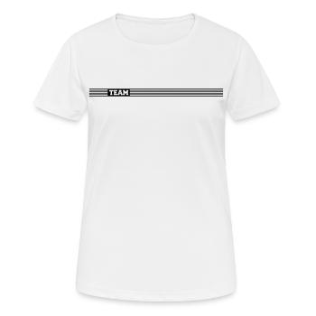 Team - T-shirt respirant Femme - blanc - Devant - AI Model Female 172 dark (172cm)
