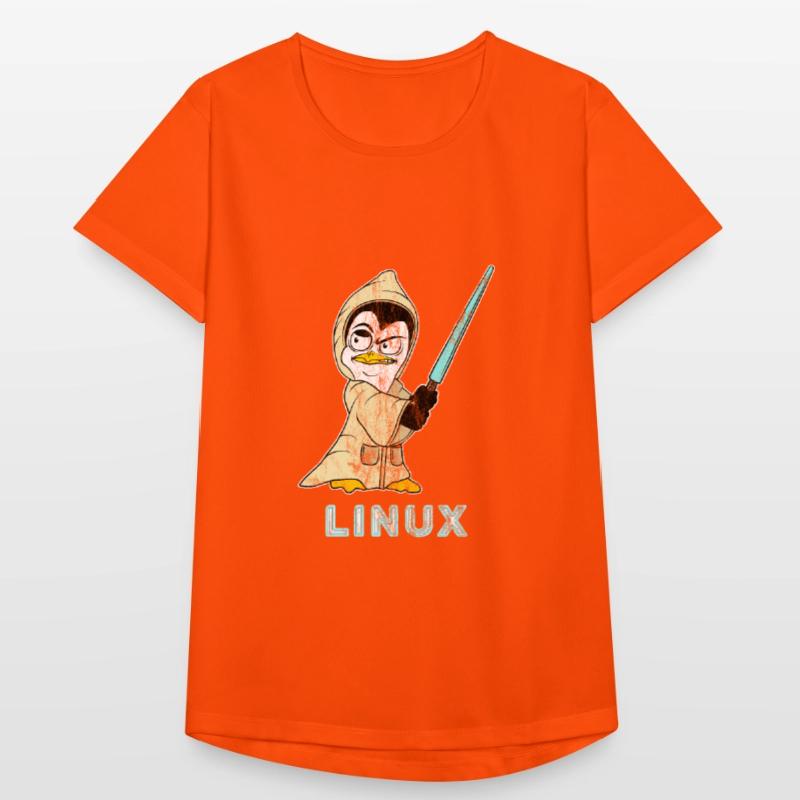 Nerd Linux computer scientist Linux software developer Women's Breathable T-Shirt