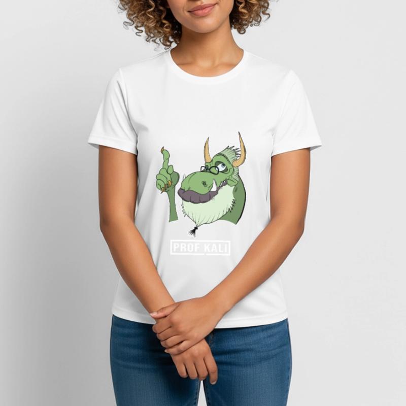 Kali Linux Computer Administrator Tux Dragon Head Women's Breathable T-Shirt