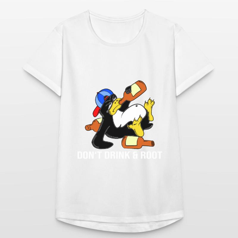 Linux Penguin Sudo Admin Funny Computer Science PC Nerd T-shirt respirant Femme