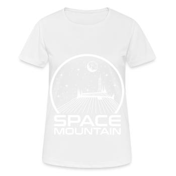 Astronomy Space Mountain UFO Space Gift - Women's Breathable T-Shirt - white - Front - AI Model Female 172 dark (172cm)