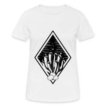 SAVE THE CORALS Riff Korallen Geschenk Für Taucher - Frauen T-Shirt atmungsaktiv - Weiß - Vorne - AI Model Female 172 dark (172cm)