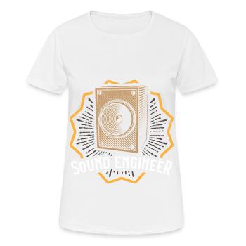 SOUND engineer sound engineer sound engineer gift - Women's Breathable T-Shirt - white - Front - AI Model Female 172 dark (172cm)