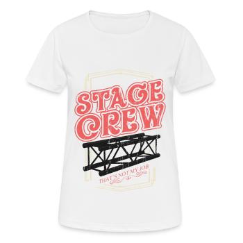 STAGE CREW CREW Show Gift Event Techn - T-shirt respirant Femme - blanc - Devant - AI Model Female 172 dark (172cm)