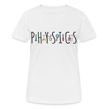 Physique - T-shirt respirant Femme - blanc - Devant - AI Model Female 172 dark (172cm)