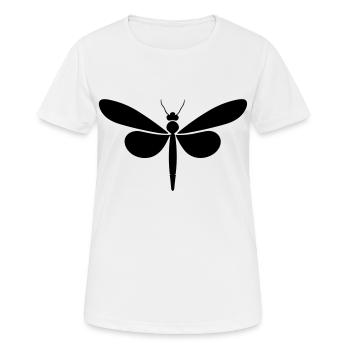 Libellule - T-shirt respirant Femme - blanc - Devant - AI Model Female 172 dark (172cm)
