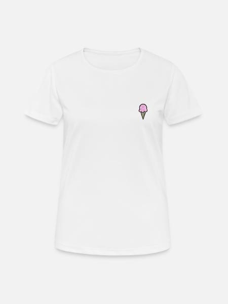 Iceegal summer hit An ice cream just always has to be - Women's Breathable T-Shirt - white