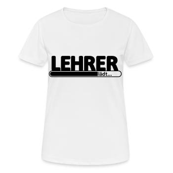 Lehrer // Lehrerin // Referendar // Referendariat - Frauen T-Shirt atmungsaktiv - Weiß - Vorne - AI Model Female 172 dark (172cm)