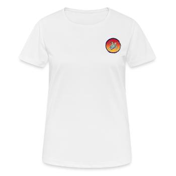 Turtle_Harmony - Frauen T-Shirt atmungsaktiv - Weiß - Vorne - AI Model Female 172 dark (172cm)