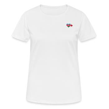 Azerbaijan Japan Flag - Women's Breathable T-Shirt - white - Front - AI Model Female 172 dark (172cm)