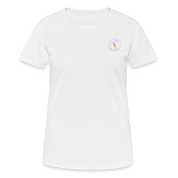 ALLES, WAS ICH BRAUCHE, IST EIS - Frauen T-Shirt atmungsaktiv - Weiß - Vorne - AI Model Female 172 dark (172cm)