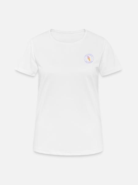 TOUT CE DONT J’AI BESOIN, C’EST DE CRÈME GLACÉE - T-shirt respirant Femme - blanc