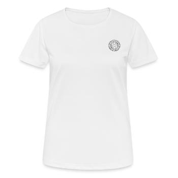 Cercle de Pi - T-shirt respirant Femme - blanc - Devant - AI Model Female 172 dark (172cm)