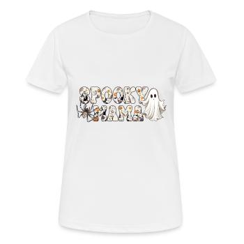Mama Halloween Spooky - Frauen T-Shirt atmungsaktiv - Weiß - Vorne - AI Model Female 172 dark (172cm)