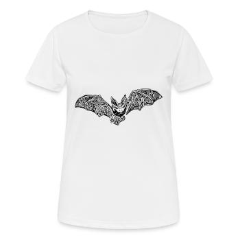 Unheimlich Niedliche Fledermaus - Frauen T-Shirt atmungsaktiv - Weiß - Vorne - AI Model Female 172 dark (172cm)