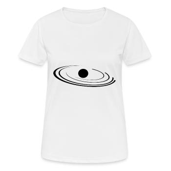 Planètes théoriques en orbite autour du Soleil - T-shirt respirant Femme - blanc - Devant - AI Model Female 172 dark (172cm)