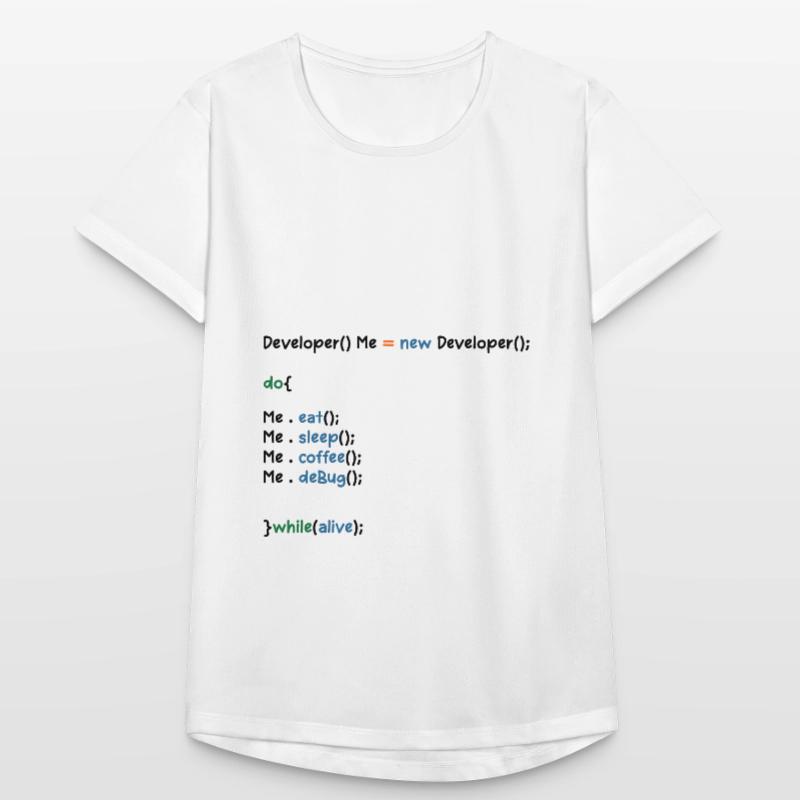 Developer Graphic Coder Programmer Computer Geek P Frauen T-Shirt atmungsaktiv
